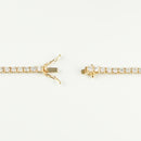 ダイヤモンドテニスネックレス ストレート K18枠 幅3.0mm 50cm トータル10.87ct カラー:F〜H クラリティ:VS-1〜SI-2 カット:VG〜G ※ダイヤモンドのグレードは目安となります※