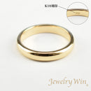 リング 甲丸リング K18 幅3.0mm