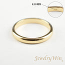 リング 甲丸リング K18 幅3.0mm