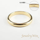 リング 甲丸リング K18 幅3.0mm