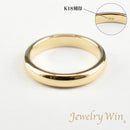 リング 甲丸リング K18 幅3.0mm