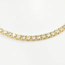 ダイヤモンドテニスネックレス ストレート K18枠 幅3.1mm 45cm トータル10.00ct カラー:G〜H クラリティ:VS-1〜SI-2 カット:VG〜G ※ダイヤモンドのグレードは目安となります※