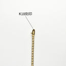 ダイヤモンドテニスネックレス ストレート K18枠 幅3.1mm 45cm トータル10.00ct カラー:G〜H クラリティ:VS-1〜SI-2 カット:VG〜G ※ダイヤモンドのグレードは目安となります※