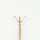 ダイヤモンドテニスネックレス ストレート K18枠 幅3.1mm 45cm トータル10.04ct カラー:G〜H クラリティ:VS-2〜SI-1 カット:VG ※ダイヤモンドのグレードは目安となります※