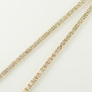 ダイヤモンドテニスネックレス ストレート K18枠 幅3.1mm 50cm トータル15.00ct カラー:G〜H クラリティ:VS-2〜SI-1 カット:VG〜G ※ダイヤモンドのグレードは目安となります※