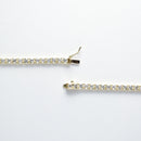 ダイヤモンドテニスネックレス ストレート K18枠 幅3.3mm 51cm トータル15.04ct カラー:G〜H クラリティ:SI-1〜SI-2 カット:VG〜G ※ダイヤモンドのグレードは目安となります※