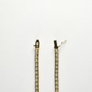 ダイヤモンドテニスネックレス ストレート K18枠 幅3.3mm 51cm トータル15.04ct カラー:G〜H クラリティ:SI-1〜SI-2 カット:VG〜G ※ダイヤモンドのグレードは目安となります※