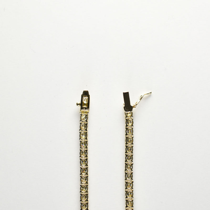 ダイヤモンドテニスネックレス ストレート K18枠 幅3.3mm 51cm トータル15.04ct カラー:G〜H クラリティ:SI-1〜SI-2 カット:VG〜G ※ダイヤモンドのグレードは目安となります※