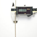 ダイヤモンドテニスネックレス ストレート K18枠 幅3.3mm 51cm トータル15.04ct カラー:G〜H クラリティ:SI-1〜SI-2 カット:VG〜G ※ダイヤモンドのグレードは目安となります※