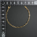 粗目小豆チェーン ブレスレット K18 幅3.4mm 1.0φ 16cm