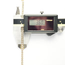 ダイヤモンドテニスブレスレット ストレート K18枠 幅3.6mm 20cm トータル5.00ct カラー:G〜I クラリティ:SI-1〜SI-2 カット:VG〜G ※ダイヤモンドのグレードは目安となります※