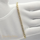 ダイヤモンドテニスブレスレット ストレート K18枠 幅3.6mm 20cm トータル5.00ct カラー:G〜I クラリティ:SI-1〜SI-2 カット:VG〜G ※ダイヤモンドのグレードは目安となります※