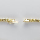 ダイヤモンドテニスブレスレット ストレート K18枠 幅3.6mm 20cm トータル5.00ct カラー:G〜I クラリティ:SI-1〜SI-2 カット:VG〜G ※ダイヤモンドのグレードは目安となります※