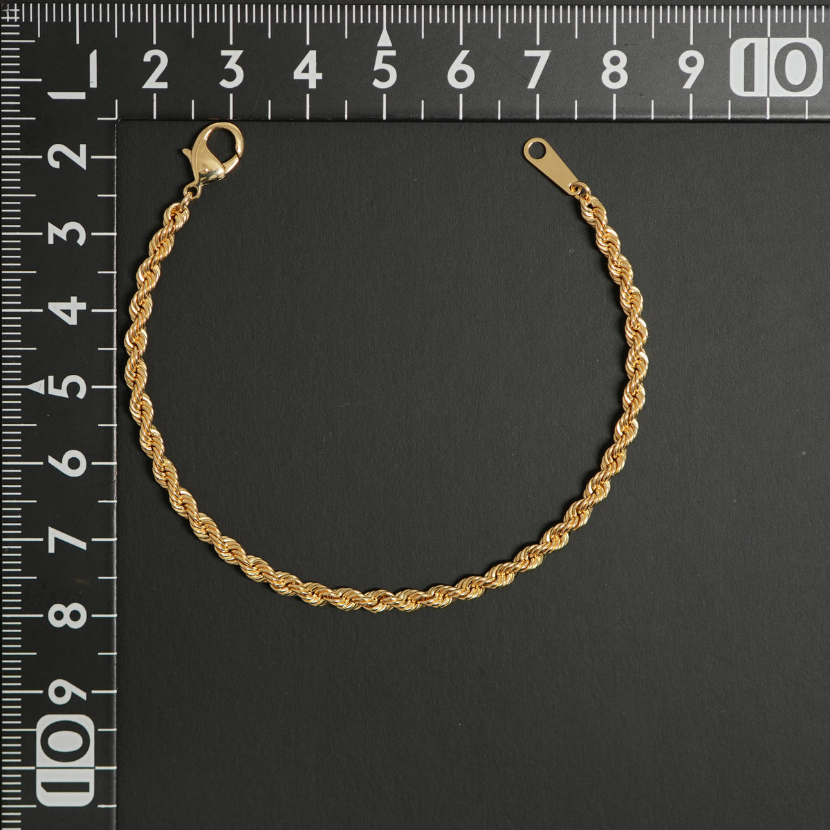 18金ロープチェーンブレスレットK18刻印750k18国旗 18金ロープチェーンブレスレットK18刻印750k18国旗 - メルカリ