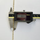 シャンデリアカットボール ブレスレット K18 幅3mm 19cm