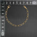 シングルチェーン ブレスレット K18 幅4.0mm 0.7角線 16cm