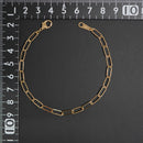 シングルチェーン ブレスレット K18 幅4.0mm 0.7角線 20cm