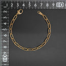 シングルチェーン ブレスレット K18 幅4.7mm 1.0角線 18cm