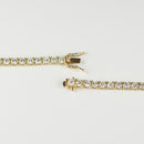 ダイヤモンドテニスネックレス ストレート K18枠 幅4.0mm 50cm トータル20.10ct カラー:G〜H クラリティ:SI-1〜SI-2 カット:VG〜G ※ダイヤモンドのグレードは目安となります※