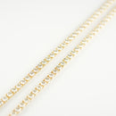 ダイヤモンドテニスネックレス ストレート K18枠 幅4.0mm 50cm トータル23.16ct カラー:G〜H クラリティ:VS-2〜SI-1 カット:VG ※ダイヤモンドのグレードは目安となります※