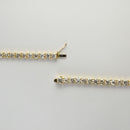 ダイヤモンドテニスネックレス ストレート K18枠 幅4.0mm 51cm トータル30.00ct カラー:I〜K クラリティ:SI-2〜I-2 カット:VG〜G ※ダイヤモンドのグレードは目安となります※