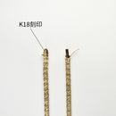 ダイヤモンドテニスネックレス ストレート K18枠 幅4.0mm 51cm トータル30.00ct カラー:I〜K クラリティ:SI-2〜I-2 カット:VG〜G ※ダイヤモンドのグレードは目安となります※