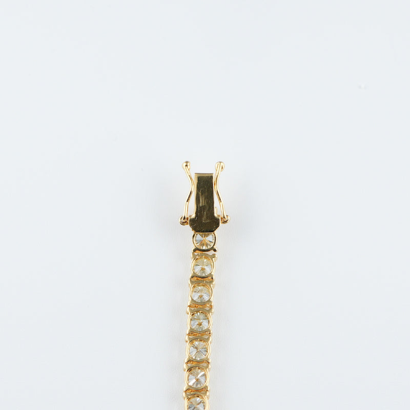 ダイヤモンドテニスネックレス ストレート K18枠 幅4.1mm 50cm トータル20.07ct カラー:G〜H クラリティ:VS-2〜SI-1 カット:VG〜G ※ダイヤモンドのグレードは目安となります※