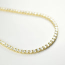 ダイヤモンドテニスネックレス ストレート K18枠 幅4.1mm 51cm トータル30.00ct カラー:G〜H クラリティ:VS-2〜SI-1 カット:VG〜G ※ダイヤモンドのグレードは目安となります※