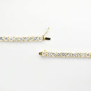 ダイヤモンドテニスネックレス ストレート K18枠 幅4.1mm 51cm トータル30.00ct カラー:G〜H クラリティ:VS-2〜SI-1 カット:VG〜G ※ダイヤモンドのグレードは目安となります※