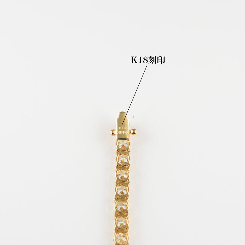 ダイヤモンドテニスネックレス ストレート K18枠 幅4.1mm 51cm トータル30.00ct カラー:I〜J クラリティ:VS-1〜SI-1 カット:VG〜G ※ダイヤモンドのグレードは目安となります※