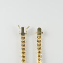 ダイヤモンドテニスブレスレット ストレート K18枠 幅4.2mm 20cm トータル10.00ct カラー:G〜H クラリティ:VS-1〜SI-1 カット:VG〜G ※ダイヤモンドのグレードは目安となります※