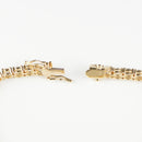 ダイヤモンドテニスブレスレット ストレート K18枠 幅4.4mm 18cm トータル10.18ct カラー:F〜H クラリティ:VS-2〜SI-2 カット:VG〜G ※ダイヤモンドのグレードは目安となります※