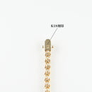 ダイヤモンドテニスブレスレット ストレート K18枠 幅4.4mm 18cm トータル10.18ct カラー:F〜H クラリティ:VS-2〜SI-2 カット:VG〜G ※ダイヤモンドのグレードは目安となります※