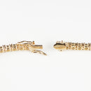 ダイヤモンドテニスブレスレット ストレート K18枠 幅4.4mm 20cm トータル10.45ct カラー:G〜H クラリティ:VS-2〜SI-2 カット:VG〜G ※ダイヤモンドのグレードは目安となります※