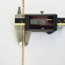 ミラーカットボール ブレスレット K18 幅4mm 17cm