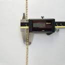 シャンデリアカットボール ブレスレット K18 幅4mm 20cm