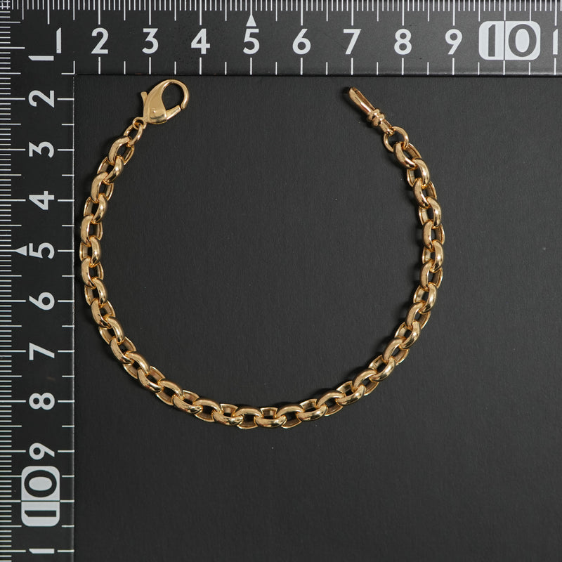 マーヴェラスチェーンブレスレット K18 幅5.0mm 18cm