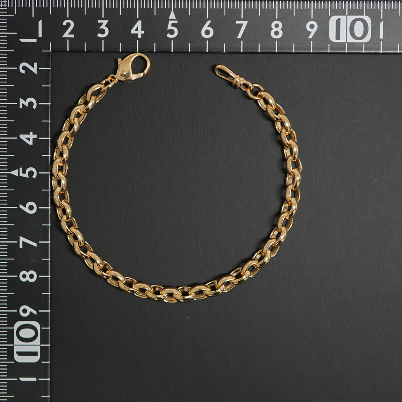 マーヴェラスチェーンブレスレット K18 幅5.0mm 19cm