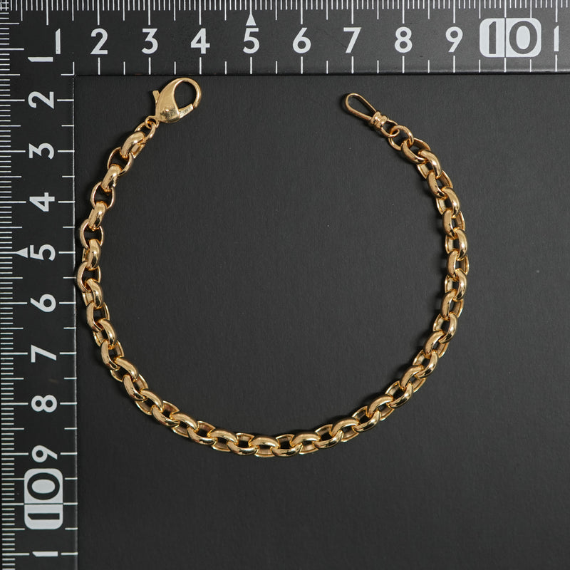マーヴェラスチェーンブレスレット K18 幅5.0mm 20cm