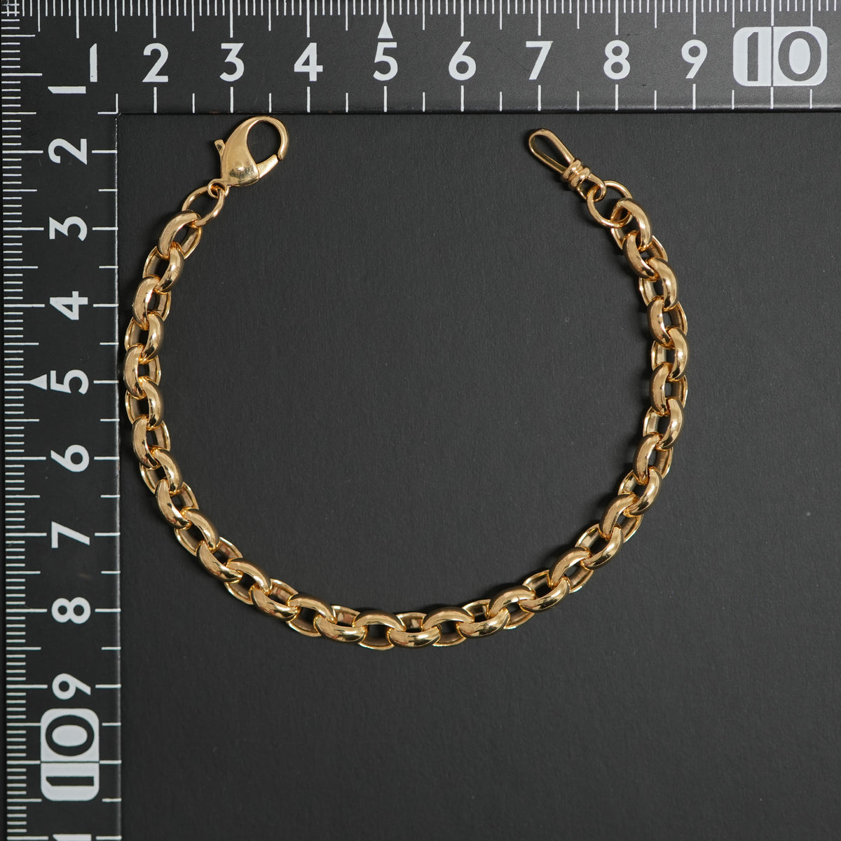 マーヴェラスチェーン ブレスレット K18 幅5.8mm 18cm