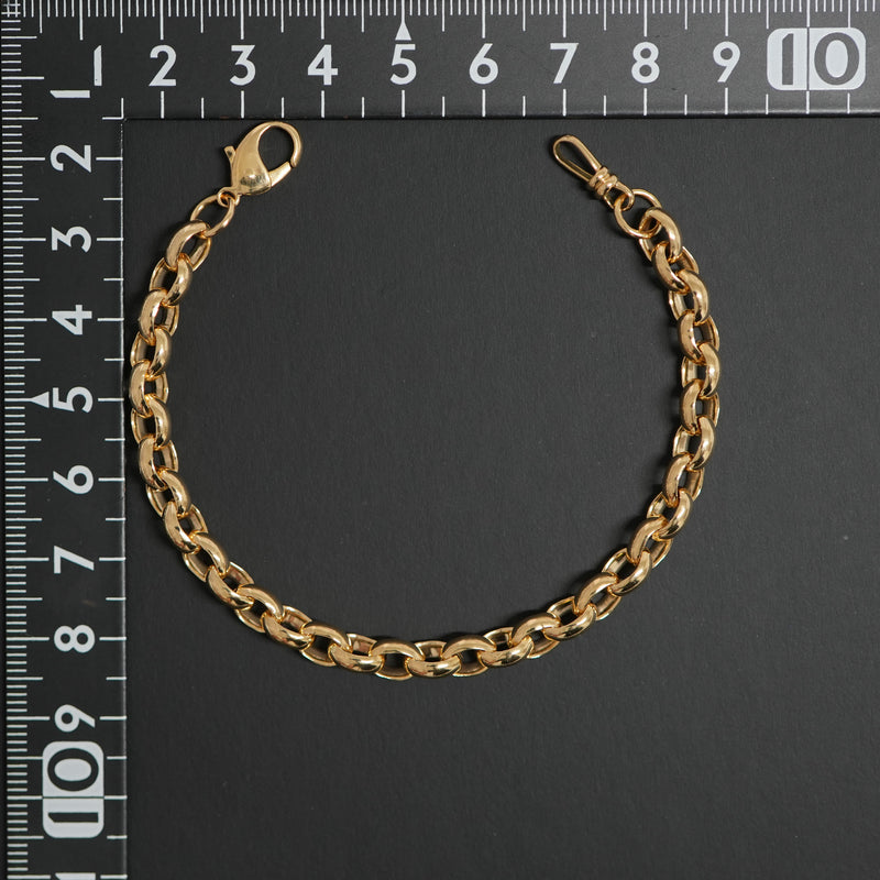 マーヴェラスチェーンブレスレット K18 幅5.8mm 18cm