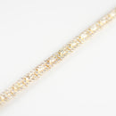 ダイヤモンド付ブレスレット(全周) K18枠 幅5.8mm 19cm トータル7.65ct カラー:J〜K クラリティ:VS-1〜SI-1 ※ダイヤモンドのグレードは目安となります※