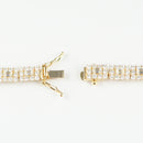 ダイヤモンド付ネックレス(全周) K18枠 幅5.8mm 42.5cm トータル16.50ct カラー:J〜L クラリティ:VS-1〜SI-1 (脇石 カラー:G〜I クラリティ:VS-1〜SI-1 カット:VG〜G) ※ダイヤモンドのグレードは目安となります※