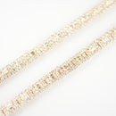 ダイヤモンド付ネックレス(全周) K18枠 幅5.8mm 45.5cm トータル17.65ct カラー:J〜L クラリティ:VS-1〜SI-2 (脇石 カラー:G〜I クラリティ:VS-2〜SI-2 カット:VG〜G) ※ダイヤモンドのグレードは目安となります※