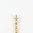 ダイヤモンド付ネックレス(全周) K18枠 幅5.8mm 45.5cm トータル17.65ct カラー:J〜L クラリティ:VS-1〜SI-2 (脇石 カラー:G〜I クラリティ:VS-2〜SI-2 カット:VG〜G) ※ダイヤモンドのグレードは目安となります※