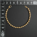 シャンデリアカットボール ブレスレット K18 幅5mm 17cm