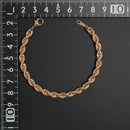 パイプロープ ブレスレット K18 ピンクゴールド 幅5mm 18cm