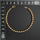 シャンデリアカットボール ブレスレット K18 幅5mm 20cm