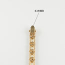 ダイヤモンド付ネックレス(全周) K18枠 幅約6.5mm 50cm トータル23.85ct