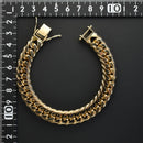 喜平 ブレスレット K18 ダブル 6面 100g 21cm 造幣局検定マーク(ホールマーク)刻印入り